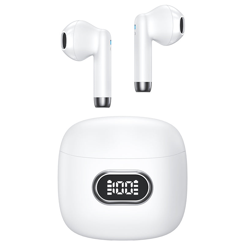 USAMS-IA II 15 Wireless Bluetooth 5.3 Headset Digital Display Mini TWS Earbuds Binaural Half-In-Ear Headphones USAMS-IA II 15 Wireless Bluetooth 5.3 Headset Digital Display Mini TWS Earbuds Binaural Half-In-Ear Headphones